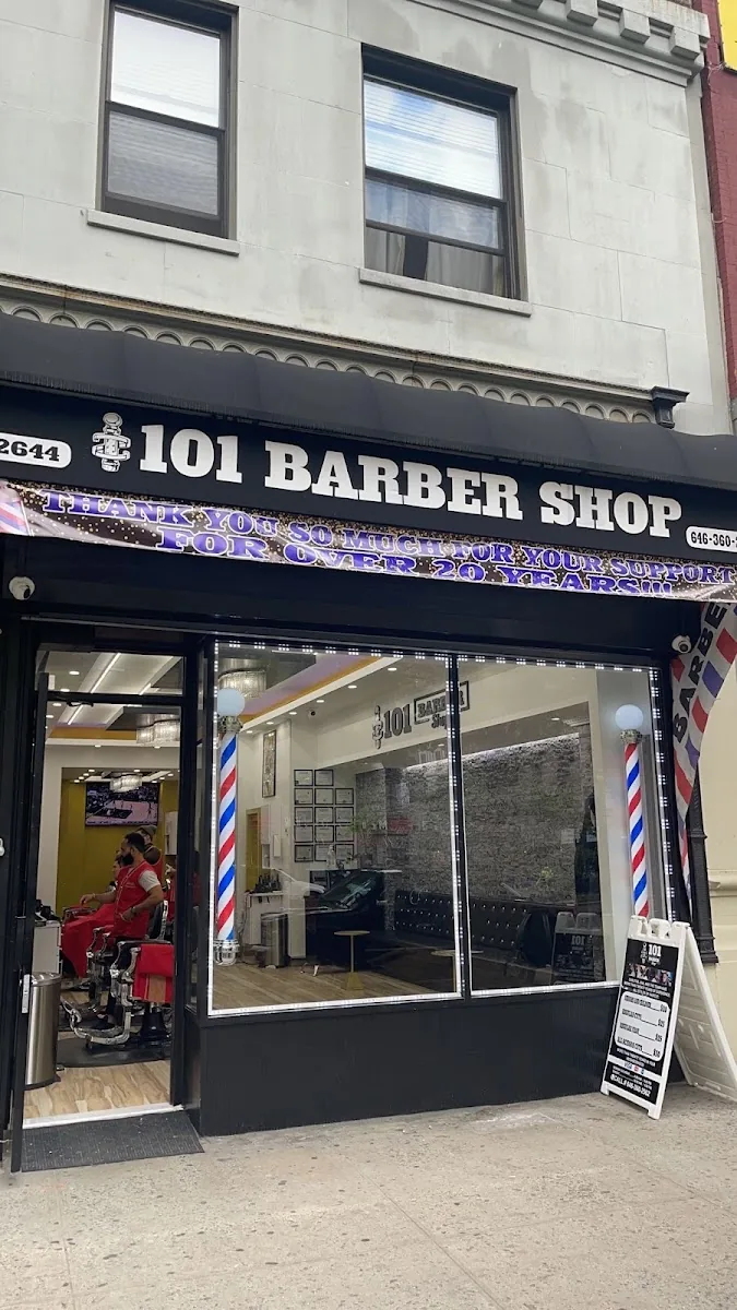 101 Barber Shop, hair salon at 2642 Broadway in Manhattan, New York