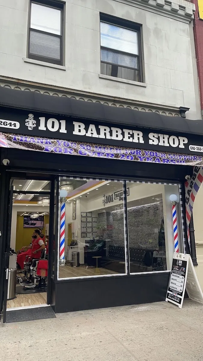 101 Barber Shop, hair salon at 2642 Broadway in Manhattan, New York