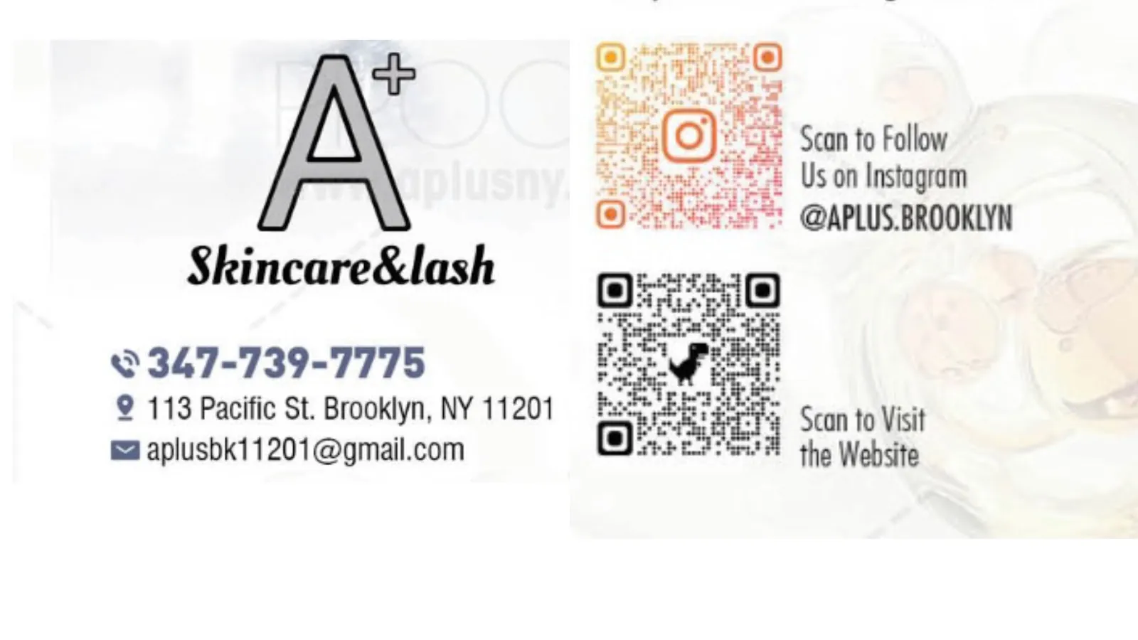 A+ Skincare & Lash, beauty salon at 113 Pacific Street in Brooklyn, New York