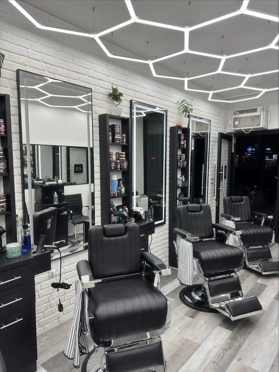 Adonis Barbershop, hair salon at 329 East 14th Street in Manhattan, New York