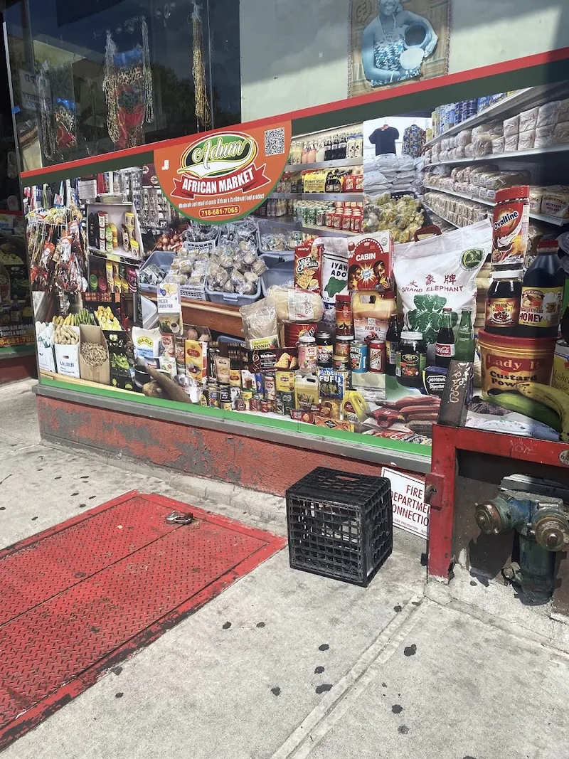 Adum African Market, grocery shop at 261 East 167th Street in The Bronx, New York