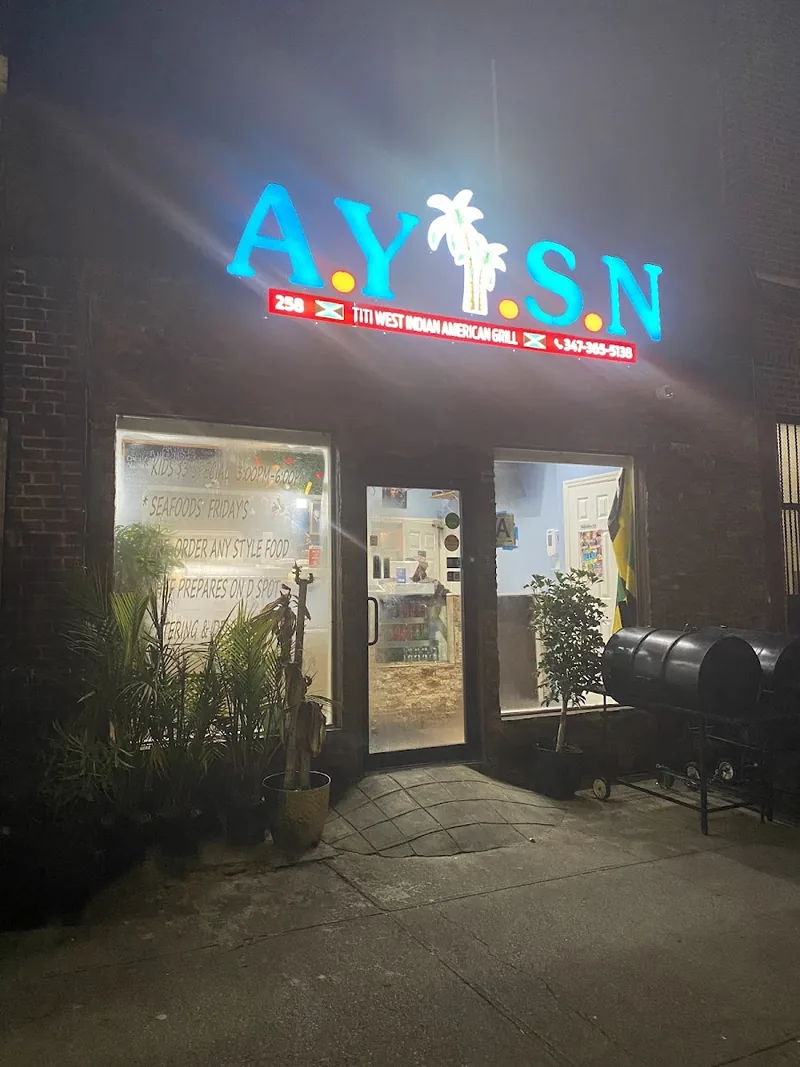 Ah Yah Suh Nice, caribbean kitchen at 258 Buffalo Avenue in Brooklyn, New York
