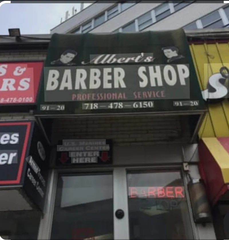 Albert's Barber Shop, hair salon at 91-20 59th Avenue in Queens, New York