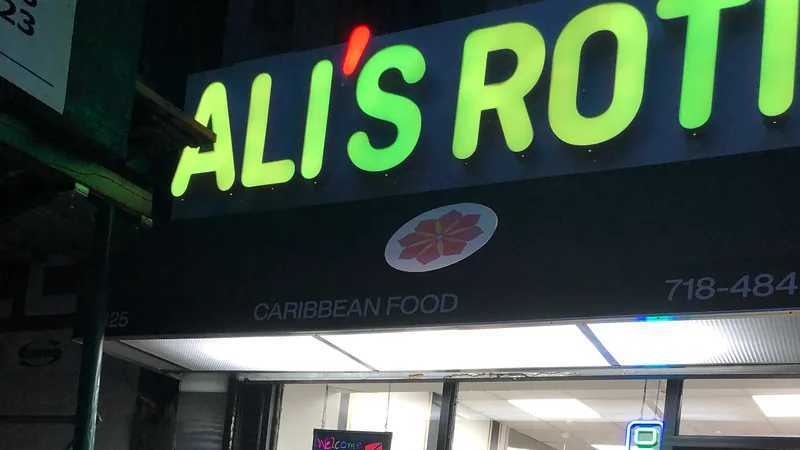 Ali's Roti Shop, caribbean kitchen at 825 Flatbush Avenue in Brooklyn, New York