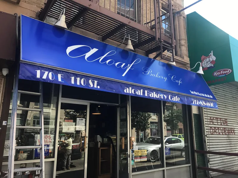 Aloaf Cafe, bakery at 170 East 110th Street in Manhattan, New York