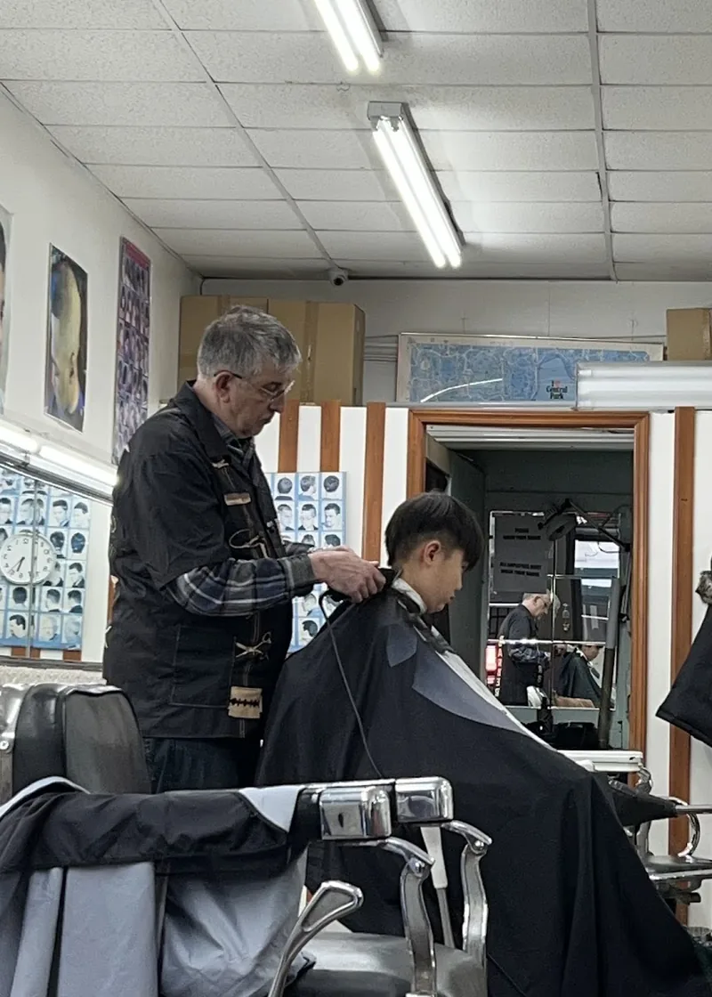 Amsterdam Barber Shop, hair salon at 287B Amsterdam Avenue in Manhattan, New York