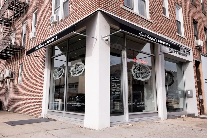 Aunt Butchie's, bakery at 8224 3rd Avenue in Brooklyn, New York