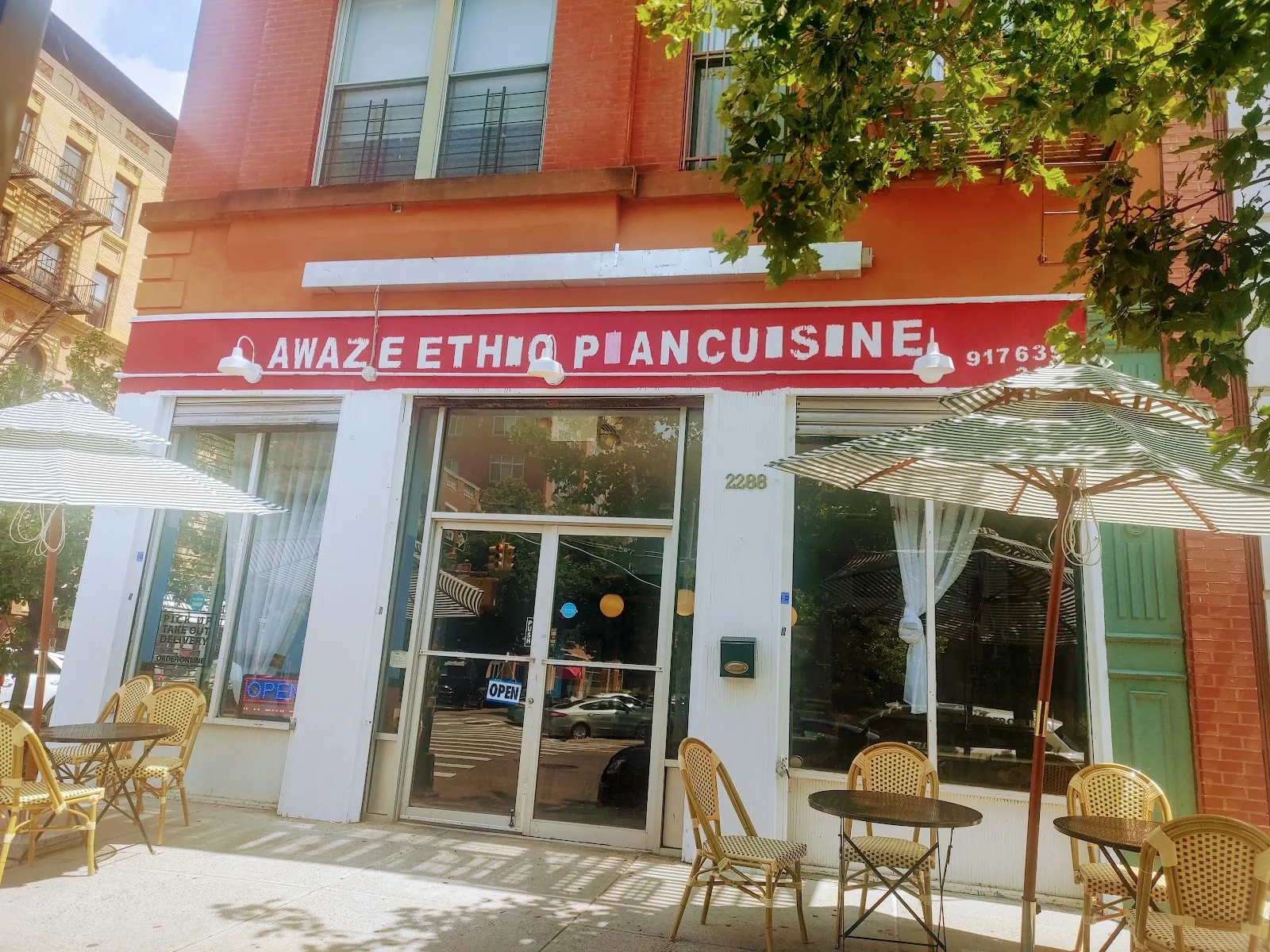 Awaze, african kitchen at 2288 Frederick Douglass Boulevard in Manhattan, New York
