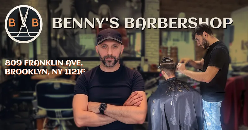 Benny's Barber Shop, hair salon at 809 Franklin Avenue in Brooklyn, New York
