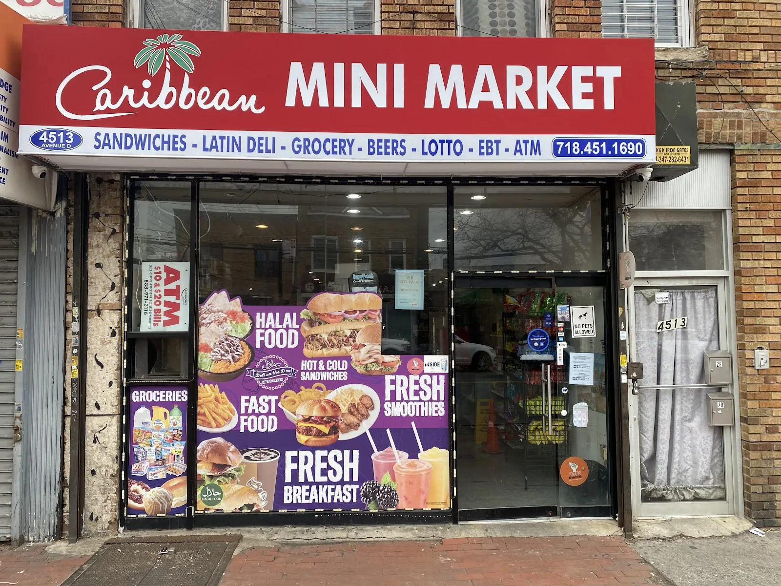 Caribbean Mini Market Corp, grocery shop at 4513 Avenue D in Brooklyn, New York