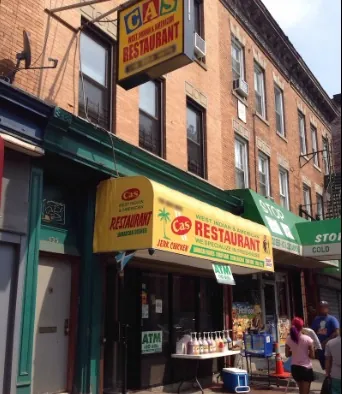 Cas, caribbean kitchen at 135 Kingston Avenue in Brooklyn, New York