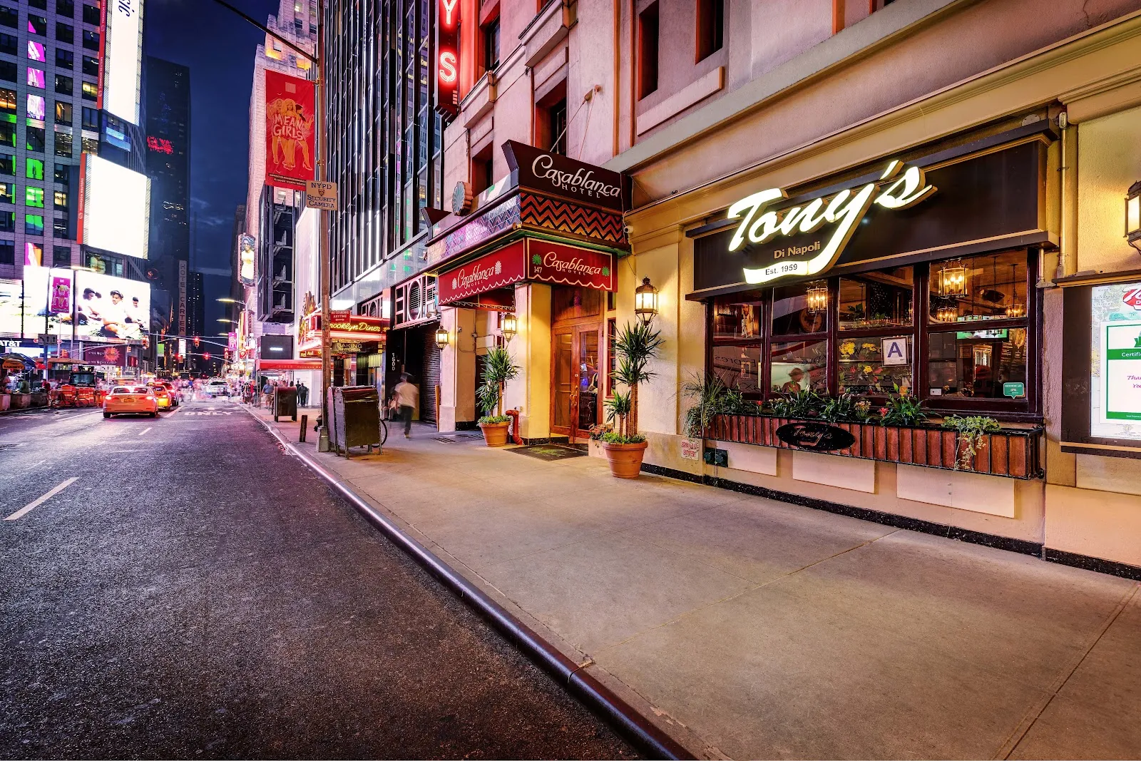 Casablanca Hotel, hotel at 147 West 43rd Street in Manhattan, New York