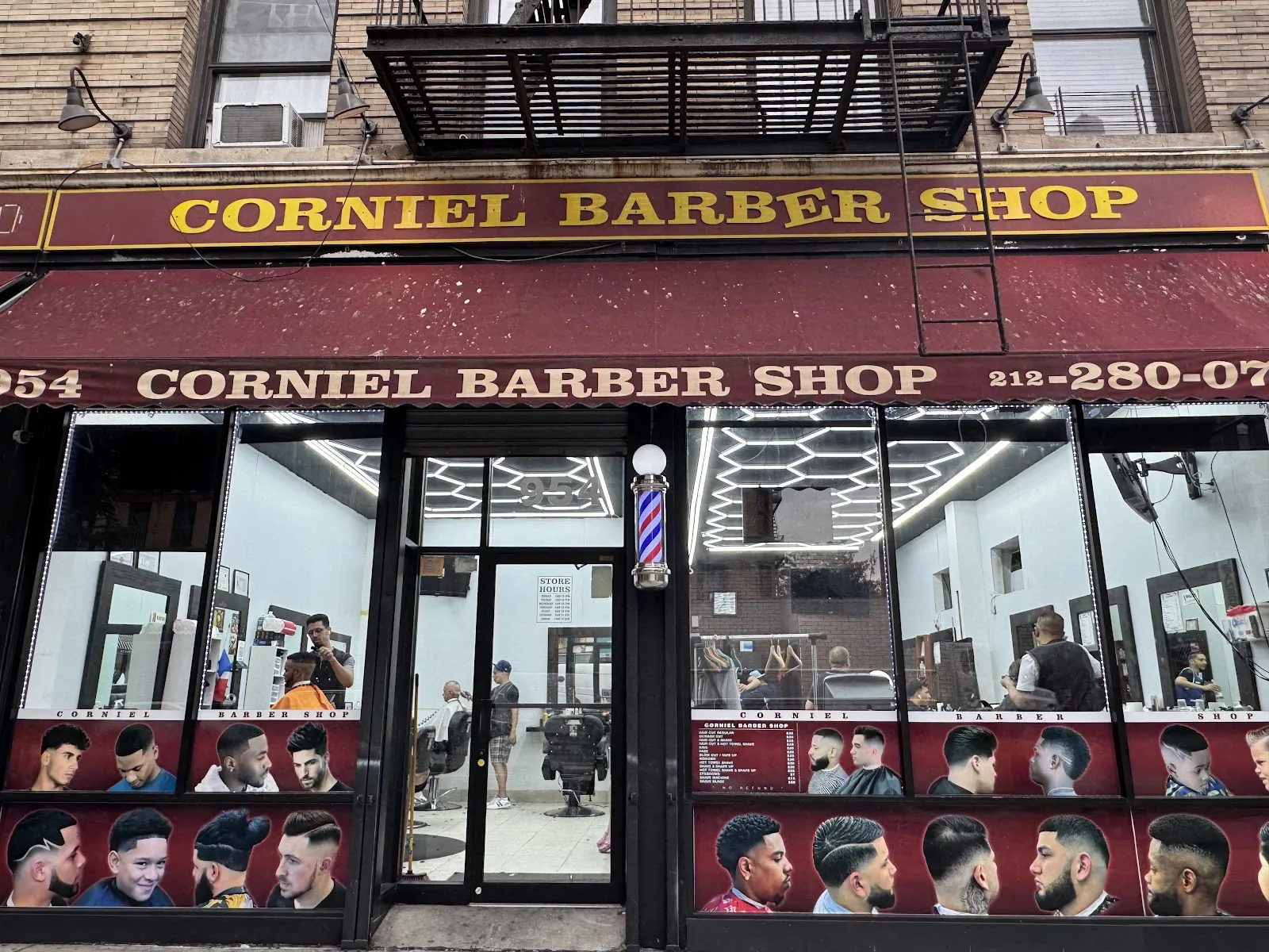 Corniel Barber Shop, hair salon at 954 Amsterdam Avenue in Manhattan, New York