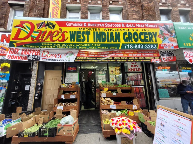 Dave Guyana Fish Market & Grocery, grocery shop at 118-08 Liberty Avenue in Queens, New York
