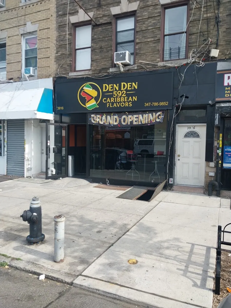 Den Den 592 Caribbean Flavors, caribbean kitchen at 3916 Church Avenue in Brooklyn, New York