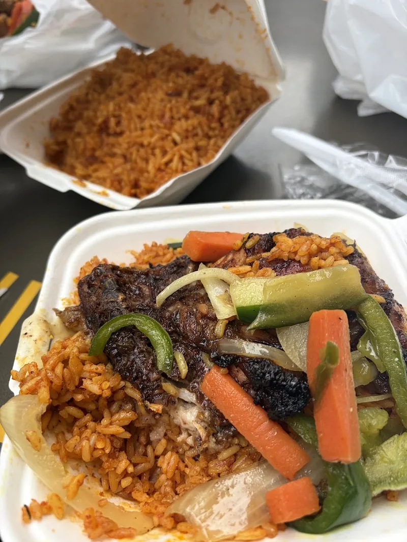 DF Nigerian Food Truck, african kitchen at 828 2nd Avenue in Manhattan, New York