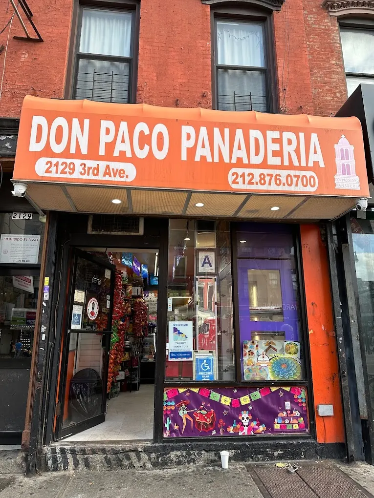Don Paco Lopez Panadería, bakery at 2129 3rd Avenue in Manhattan, New York