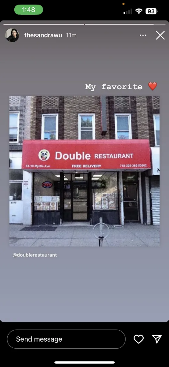 Double Restaurant, chinese kitchen at 61-10 Myrtle Avenue in Queens, New York