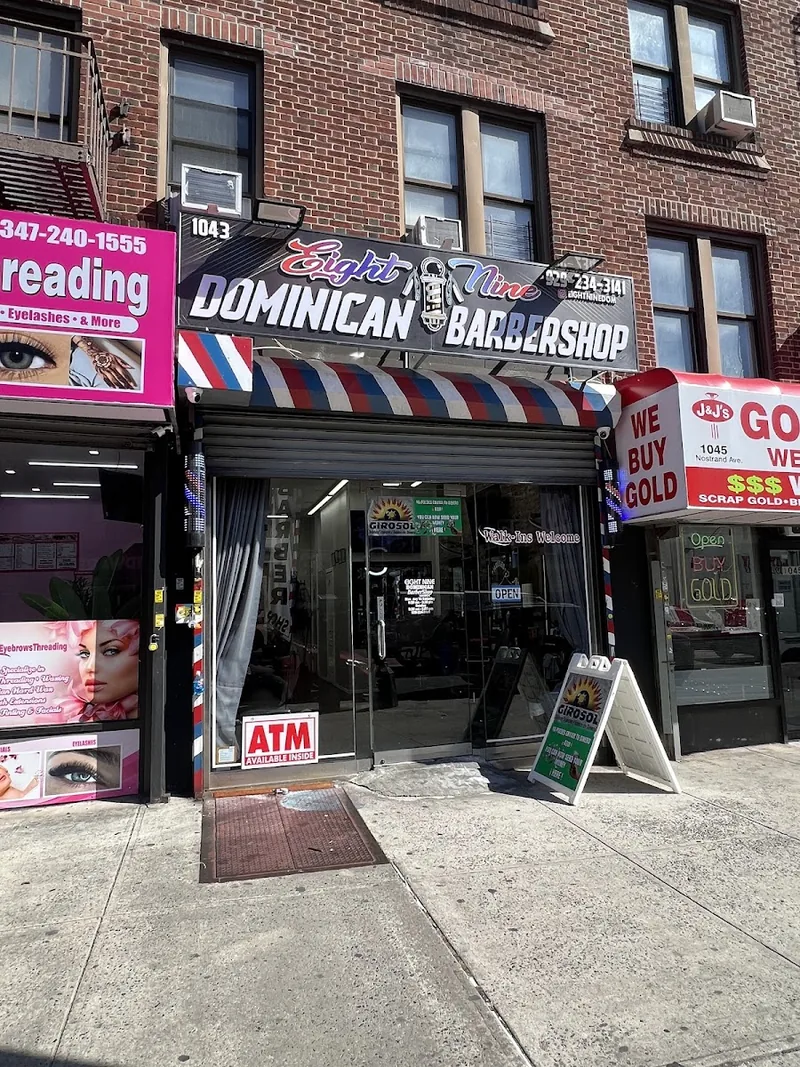 Eight Nine Dominican Barbershop, hair salon at 1043 Nostrand Avenue in Brooklyn, New York