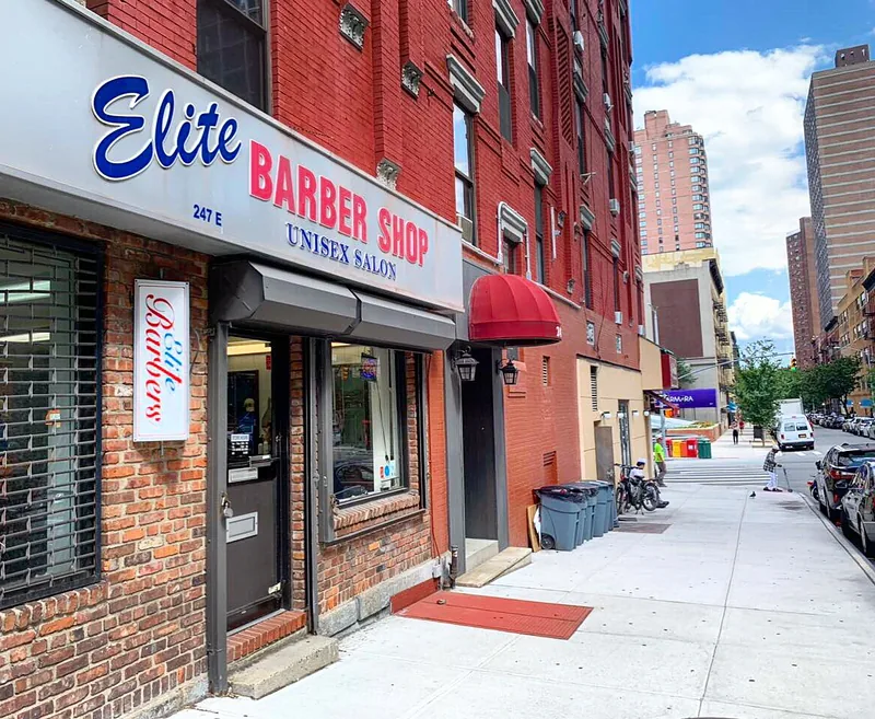 Elite Barber Shop, hair salon at 247 East 94th Street in Manhattan, New York