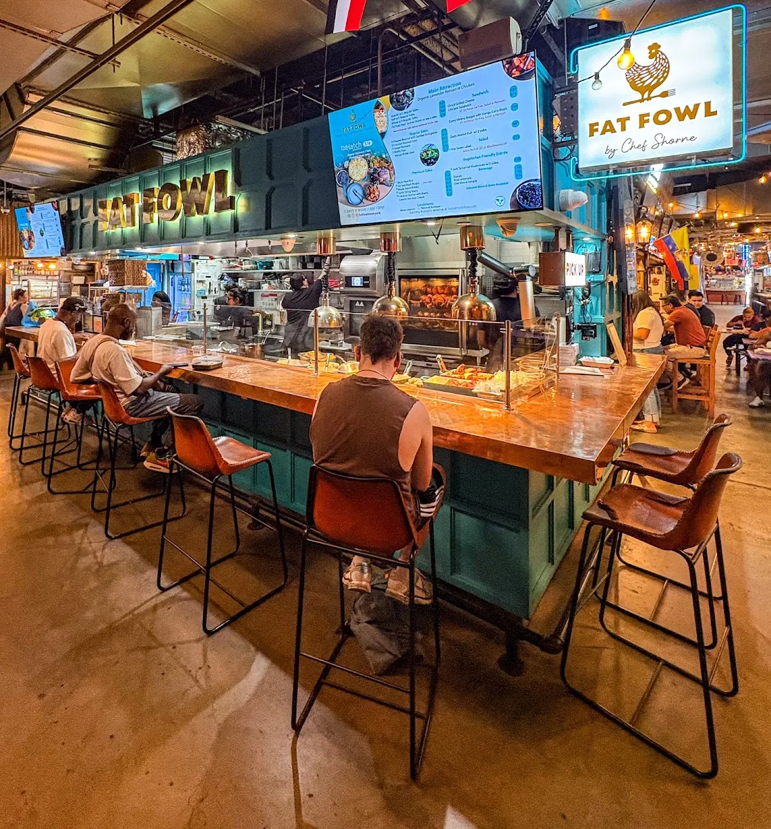 Fat Fowl, caribbean kitchen at 445 Albee Square West in Brooklyn, New York