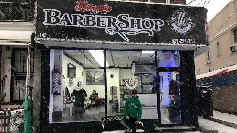 Finesse Barber Shop, hair salon at 142 Neptune Avenue in Brooklyn, New York