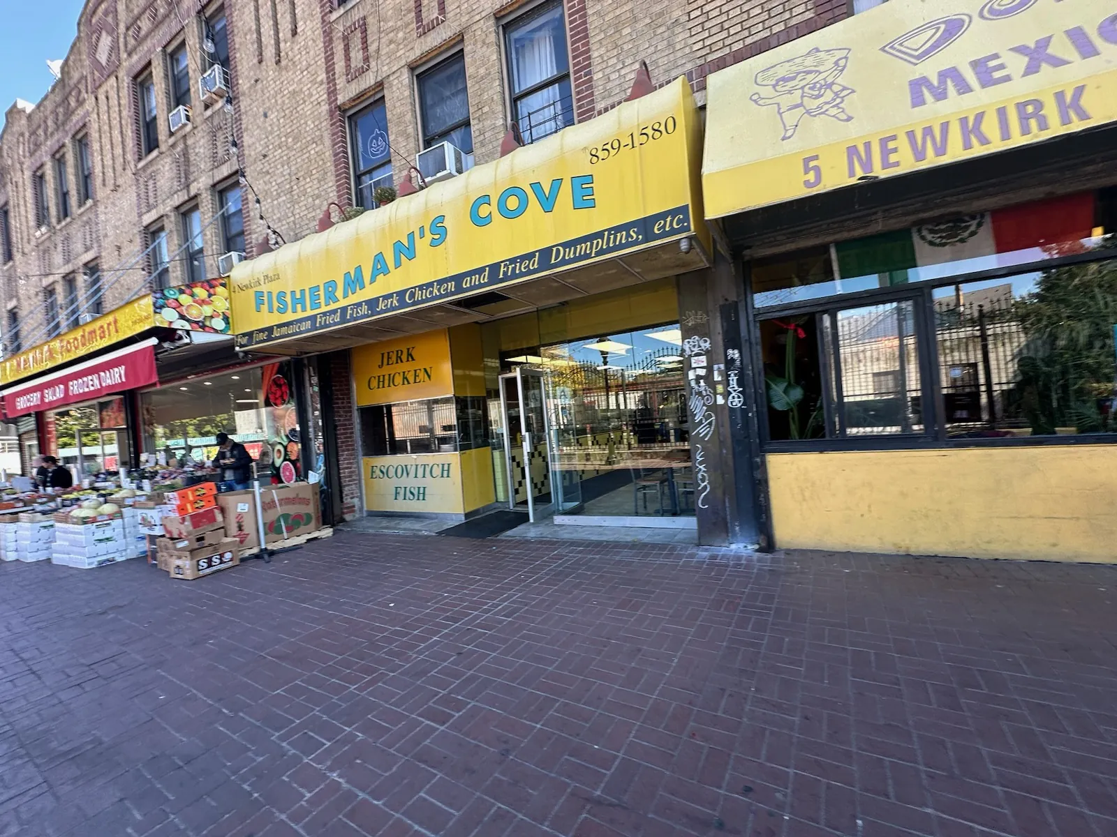 Fisherman's Cove, caribbean kitchen at 4 Newkirk Plaza in Brooklyn, New York