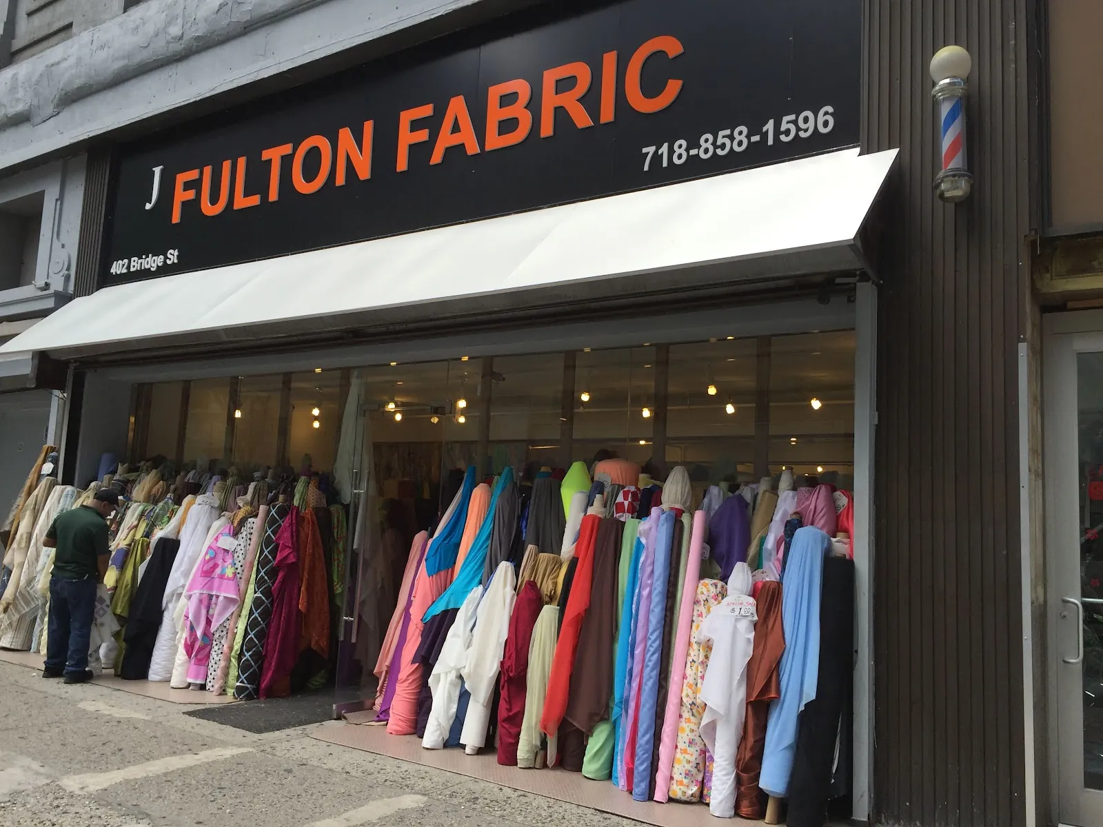 Fulton Fabric, fabric and textiles at 402 Bridge Street in Brooklyn, New York