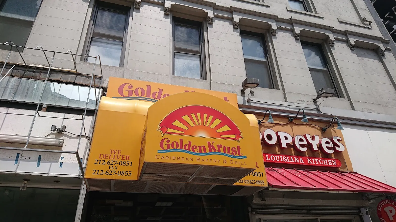 Golden Krust, caribbean kitchen at 47 West 14th Street in Manhattan, New York