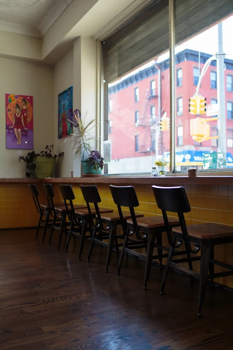 Grandchamps, caribbean kitchen at 197 Patchen Avenue in Brooklyn, New York