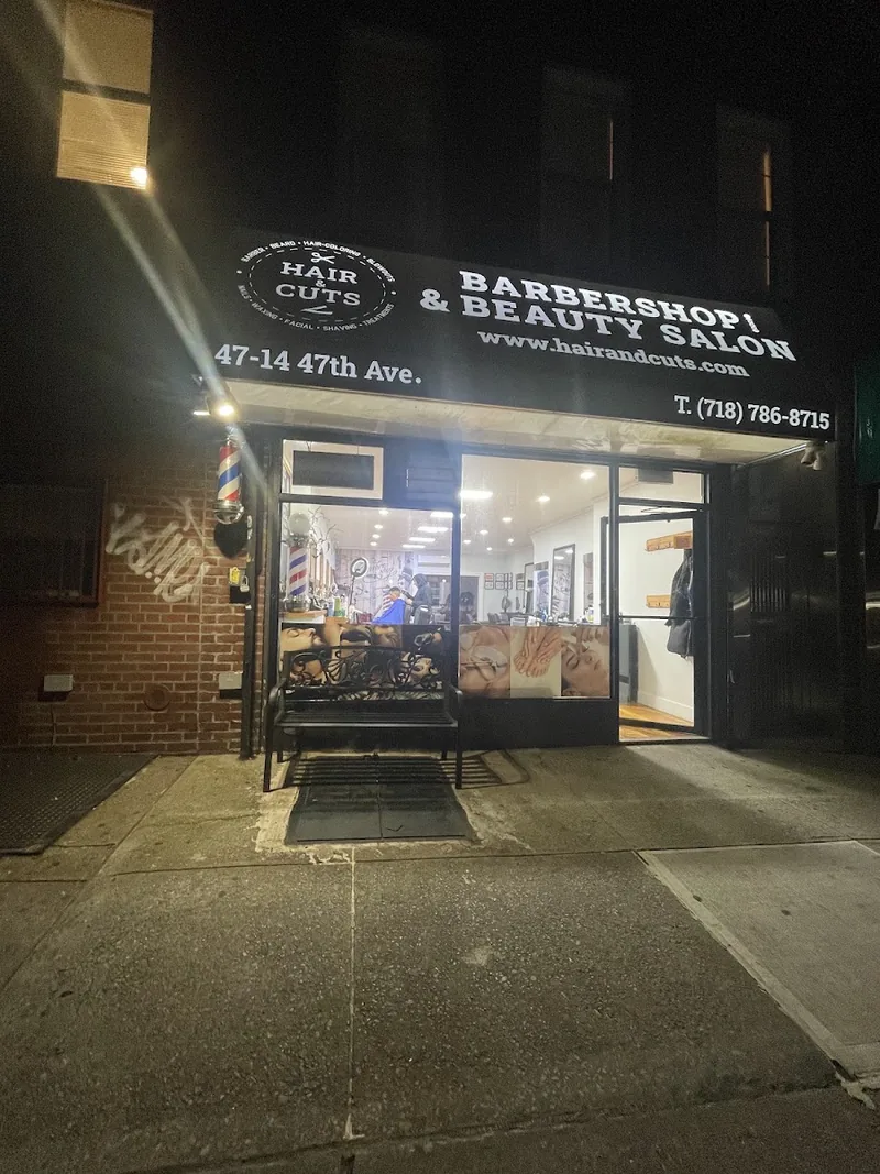 Hair & Cuts Barbershop & Beauty Salon, hair salon at 47-14 47th Avenue in Queens, New York