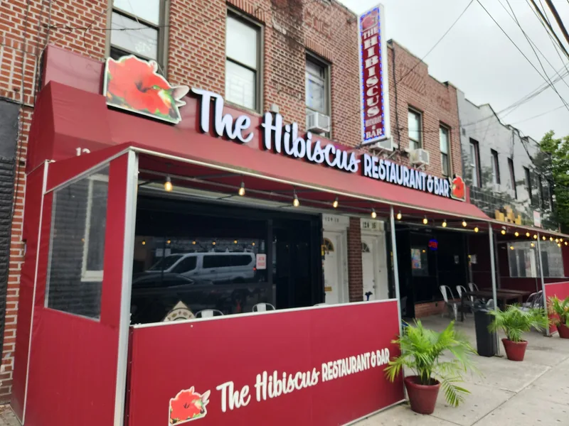Hibiscus, caribbean kitchen at 124-18 101st Avenue in Queens, New York
