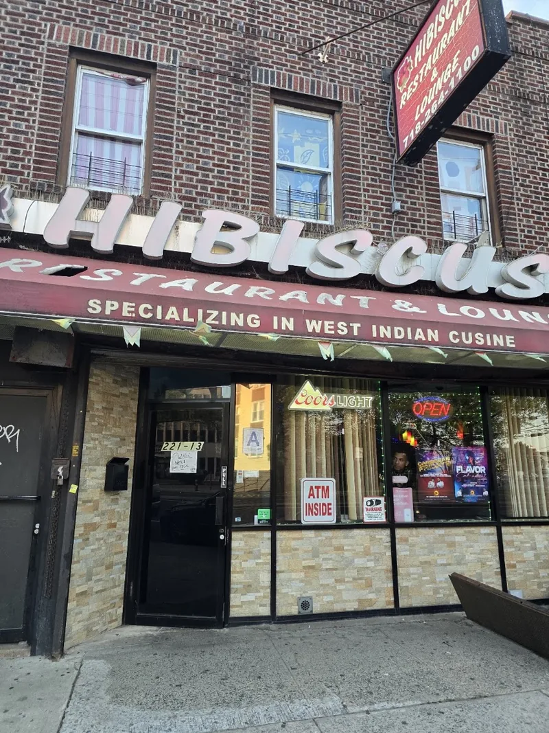 Hibiscus Restaurant & Lounge ll, caribbean kitchen at 221-13 Jamaica Avenue in Queens, New York