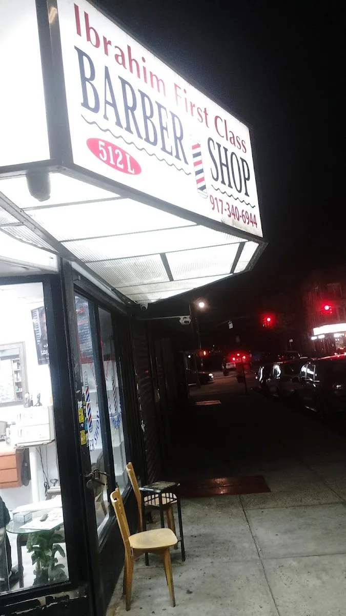 Ibrahim First Class Barber Shop, hair salon at 512 73rd Street in Brooklyn, New York