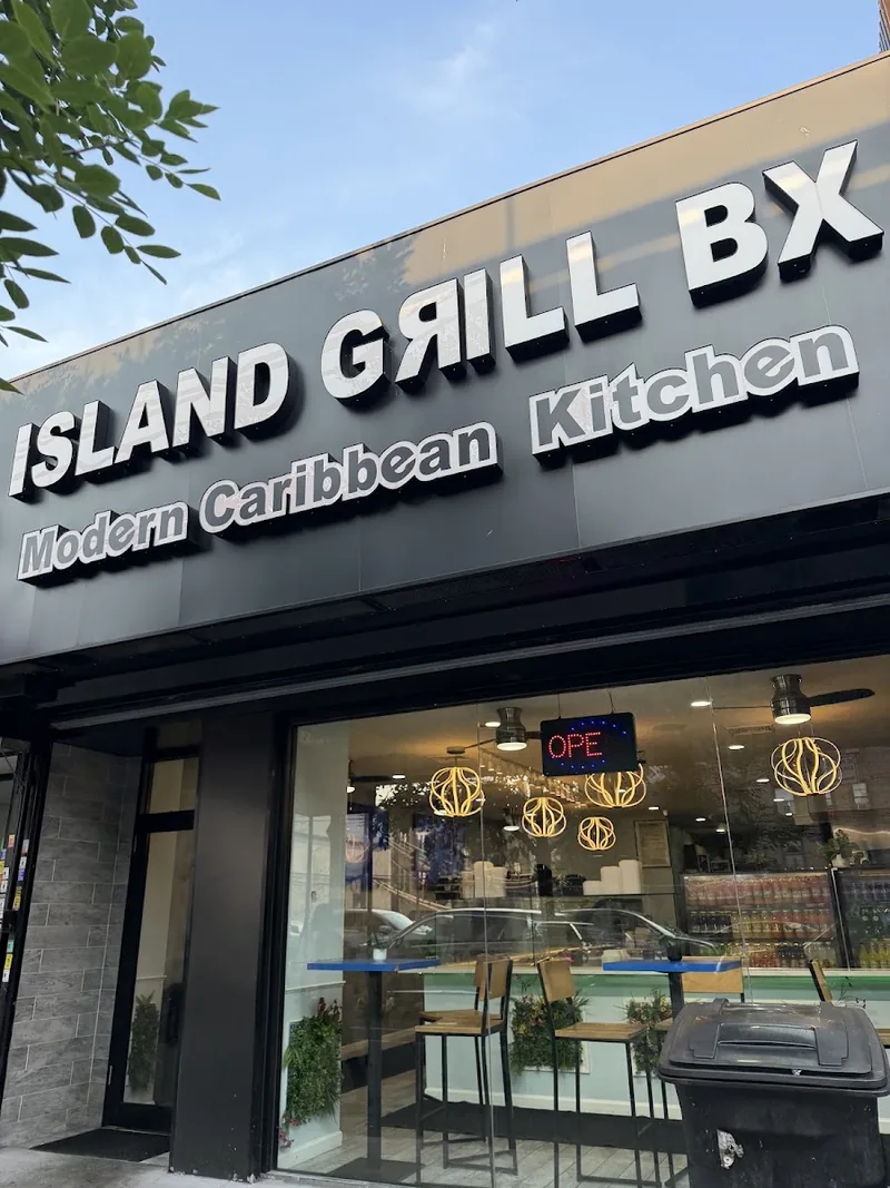 Island Grill Bronx Modern Caribbean Kitchen, caribbean kitchen at 4216 White Plains Road in The Bronx, New York