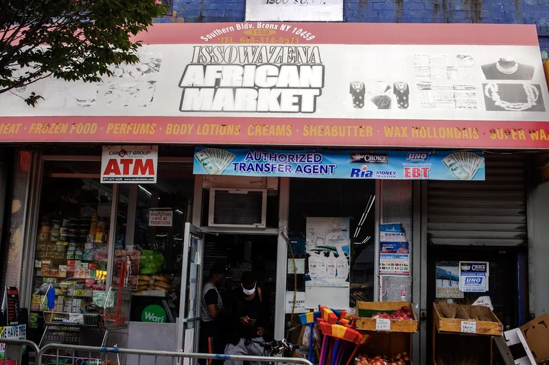 Issowazena African Market, grocery shop at 1158 Southern Boulevard in The Bronx, New York