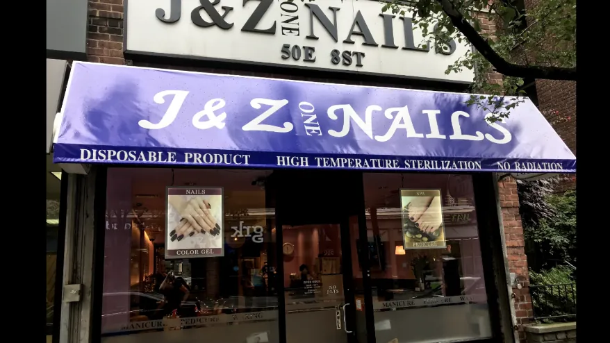 J & Z One Nails, beauty salon at 50 East 8th Street in Manhattan, New York