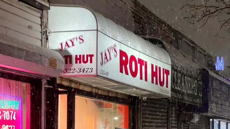 Jay's Roti Hut, caribbean kitchen at 135-09 Lefferts Boulevard in Queens, New York