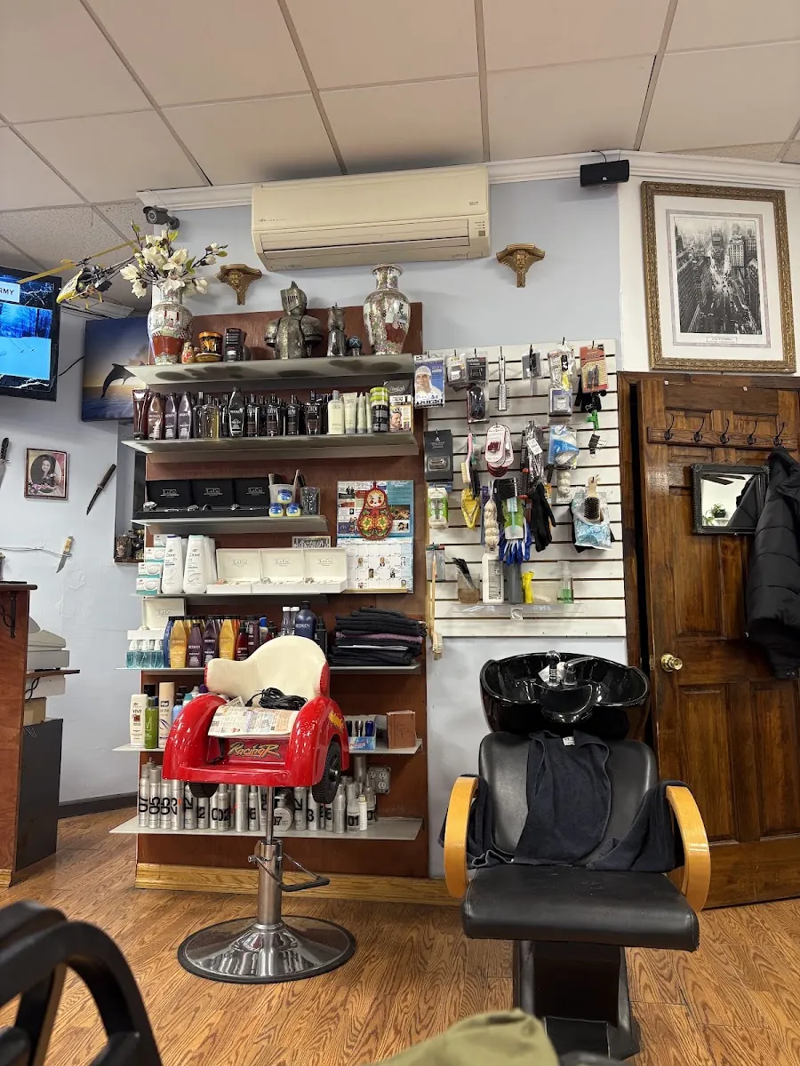 Jean Romano Barber Shop, hair salon at 301 East 82nd Street in Manhattan, New York
