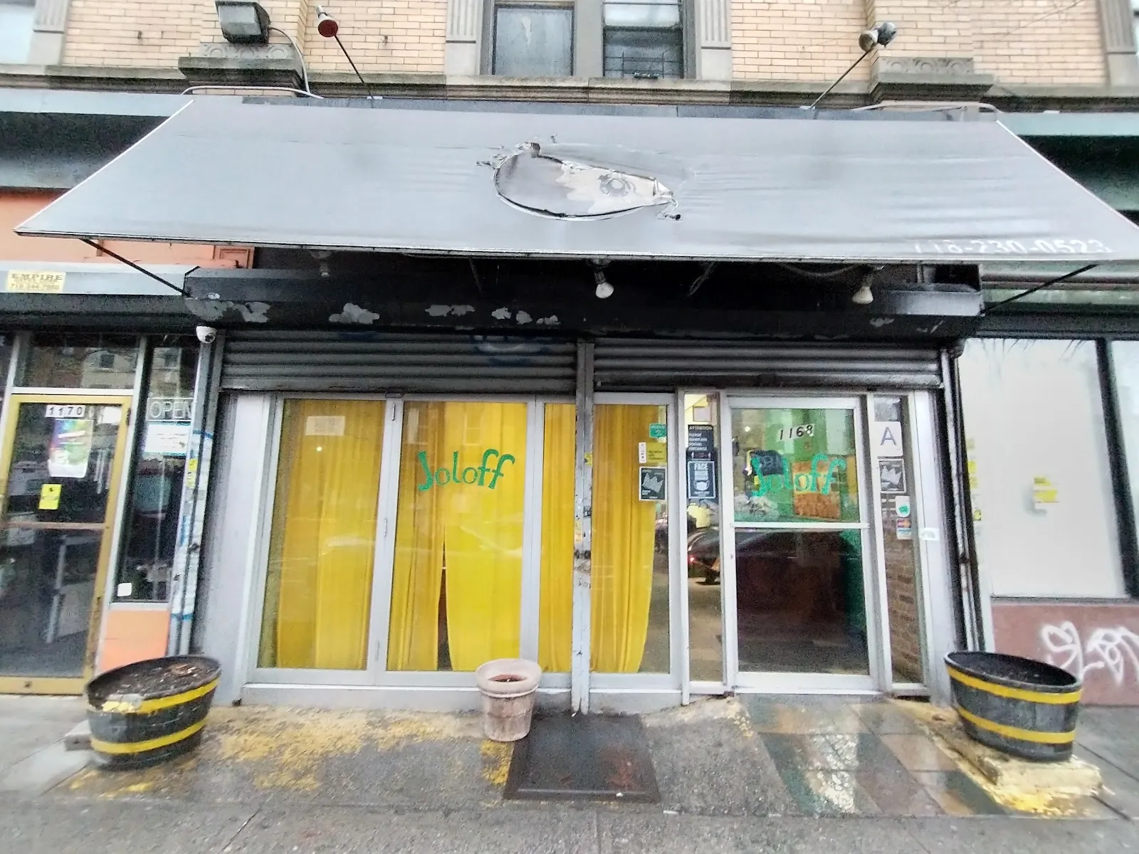Joloff, african kitchen at 1168 Bedford Avenue in Brooklyn, New York
