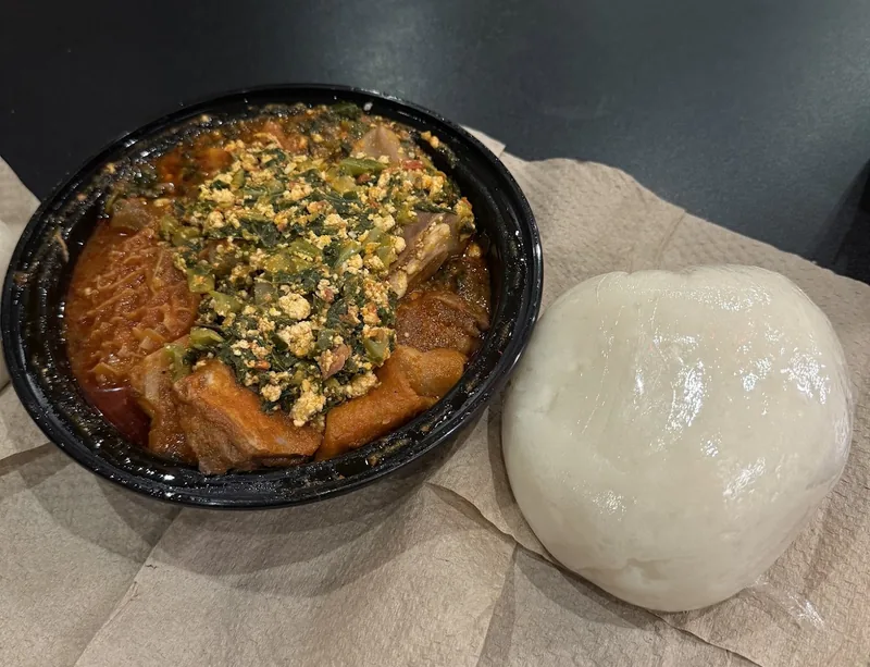 Káyọ̀dé Restaurant Mirage, african kitchen at 563 East 26th Street in Brooklyn, New York