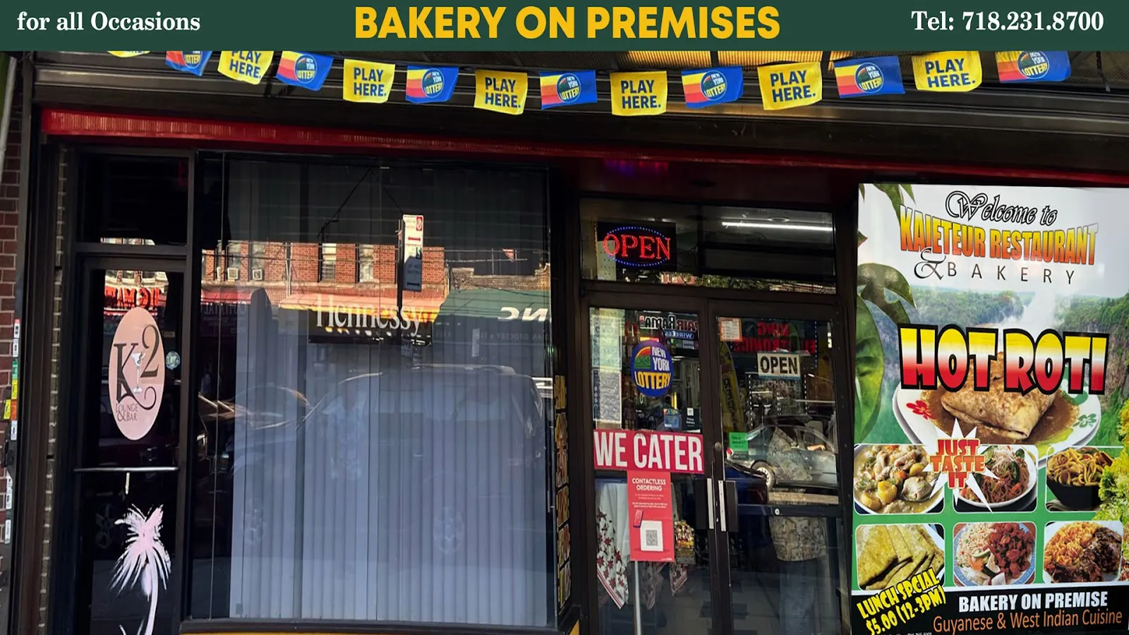 Kaieteur Restaurant Bronx, caribbean kitchen at 4379 White Plains Road in The Bronx, New York