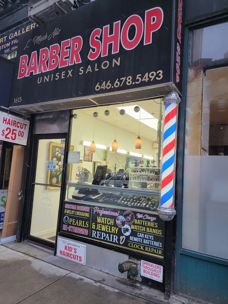 L'Mosh AlizBarber Shop, hair salon at 1615 2nd Avenue in Queens, New York