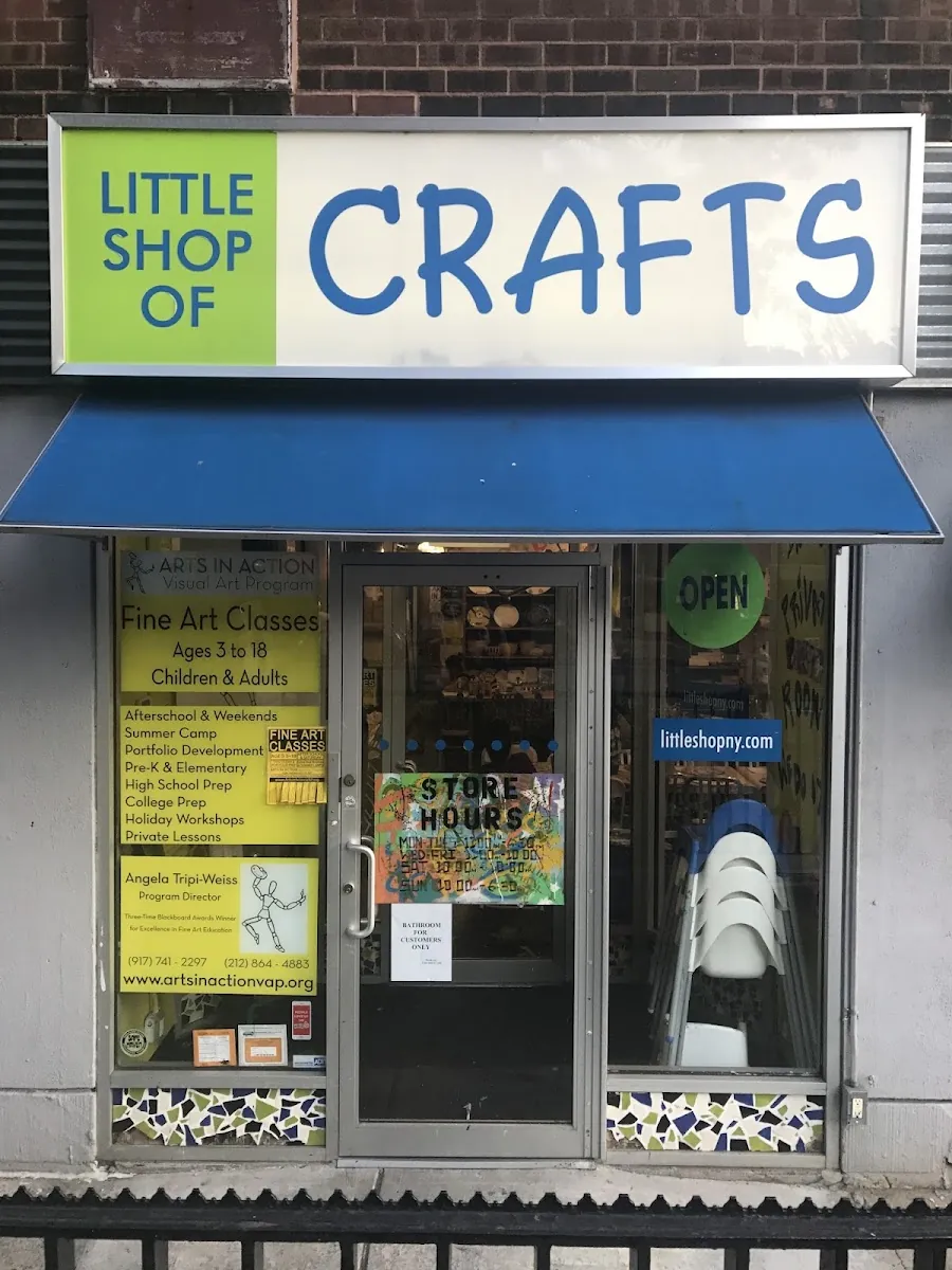 Little Shop of Crafts, event space at 711 Amsterdam Avenue in Manhattan, New York