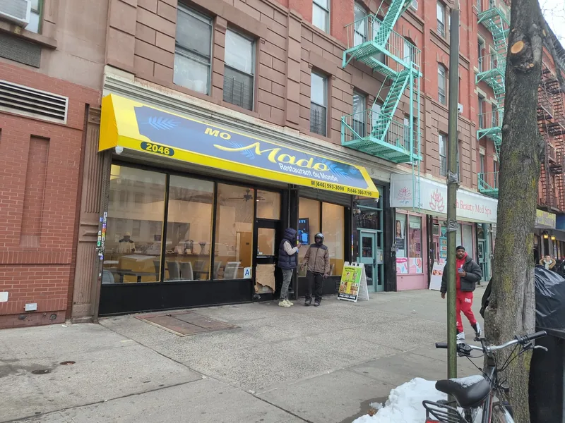 Mado Restaurant, african kitchen at West 123rd Street in Manhattan, New York