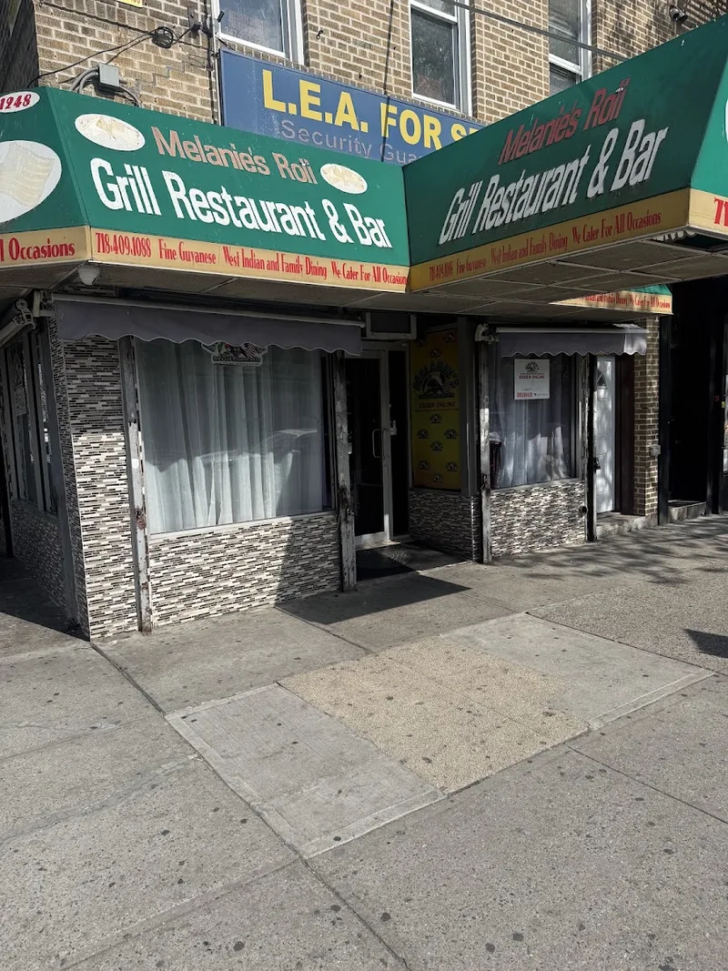 Melanie's Roti & Grill Restaurant, caribbean kitchen at 1248 Castle Hill Avenue in The Bronx, New York