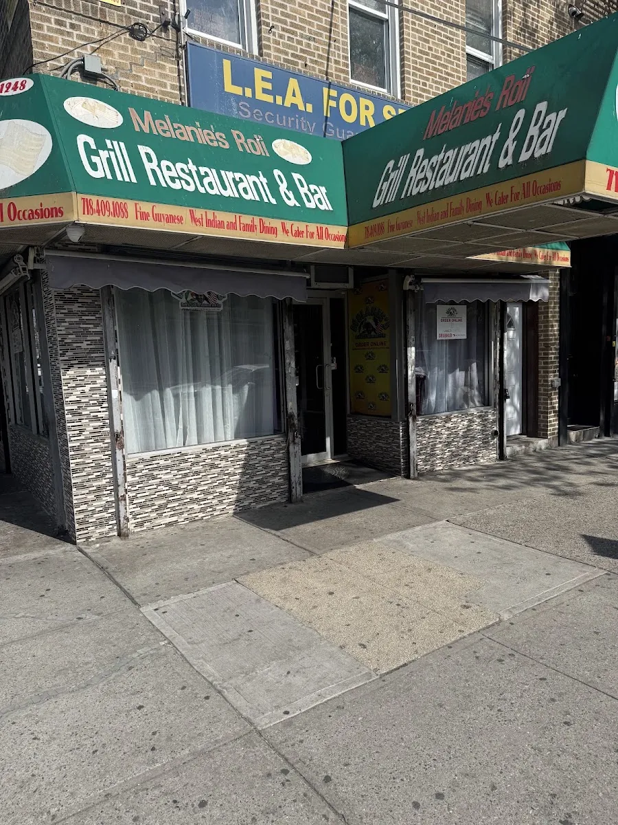 Melanie's Roti & Grill Restaurant, caribbean kitchen at 1248 Castle Hill Avenue in The Bronx, New York