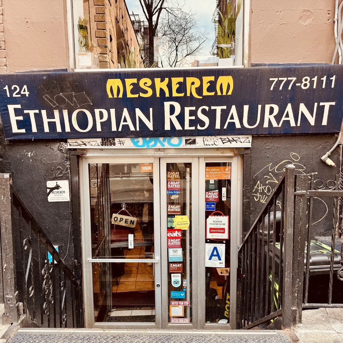 Meskerem, african kitchen at 124 MacDougal Street in Manhattan, New York
