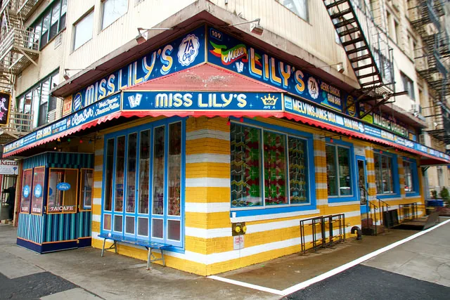 Miss Lily’s, caribbean kitchen at 109 Avenue A in Manhattan, New York