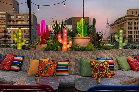 Moxy, hotel at 112 East 11th Street in Manhattan, New York